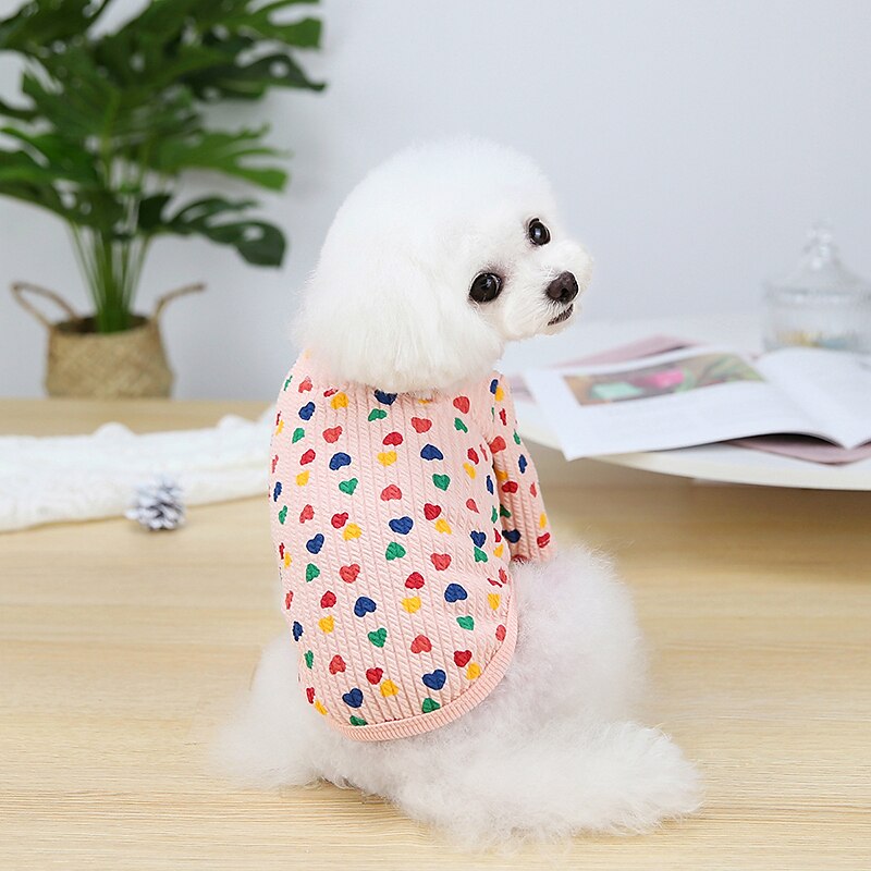 Koirat Kissat Takit Takki Muoti söpö tyyli Talvi Lämmin Pehmeä Pestävä Mukava ulko- Urheilu Koiran vaatteet for Bichon Frise Villakoira Pomeranian Pienelle lemmikille papillon 2025 - $26.99 –P6