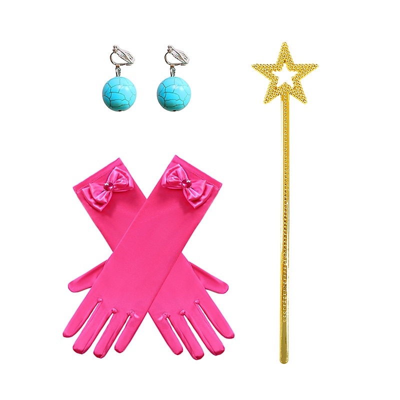 Combinación de joyas biqi de princesa melocotón rosa, accesorios de princesa melocotón súper melocotón para niños 2025 - $12.99 –P13