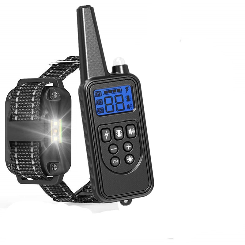 Coleira de treinamento para cães sem choque Coleira vibratória para cães com alcance de 2.000 pés ipx7 Coleira vibratória à prova d'água para cães sem choque / coleira com controle remoto para 11-110 de 2026 por $56.99 –P5