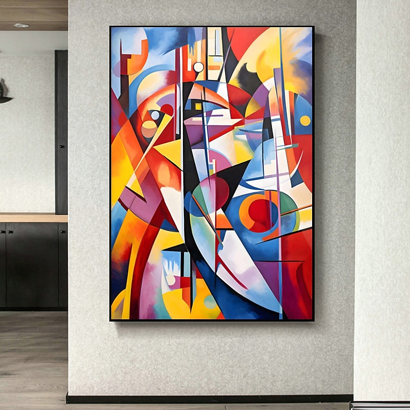 Large Abstract Art Painting on Canvas Hand-painted Original Colorful Canvas Wall Art Colourful Living room Painting on Canvas For Home Decor 2025 - $141.99 –P6