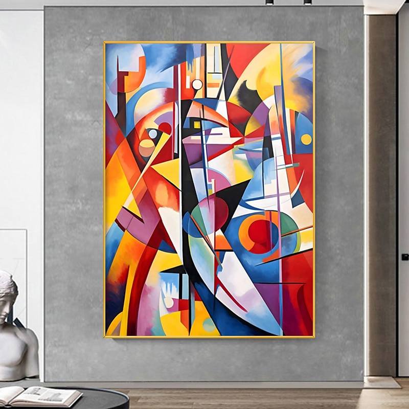 Large Abstract Art Painting on Canvas Hand-painted Original Colorful Canvas Wall Art Colourful Living room Painting on Canvas For Home Decor 2025 - $141.99 –P5