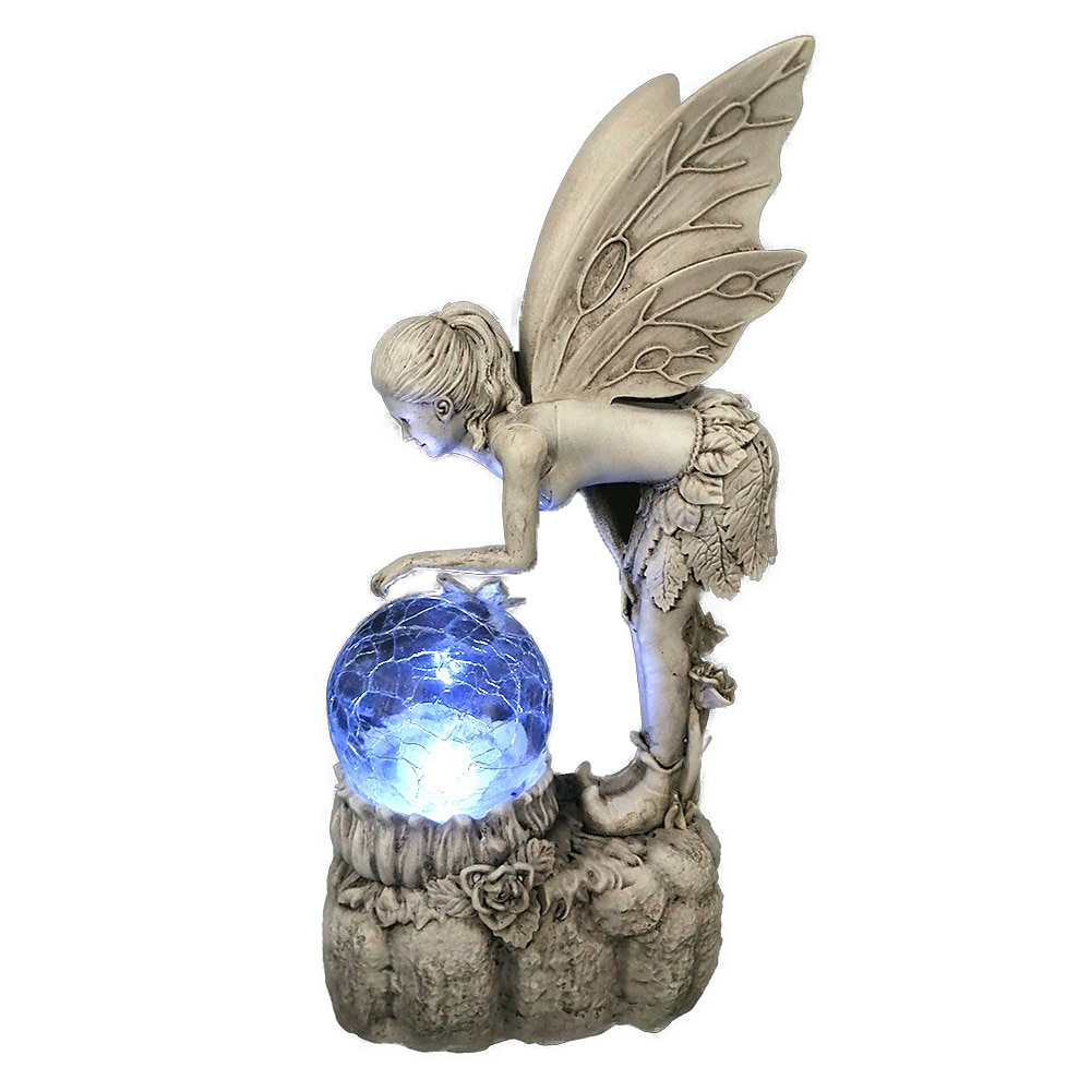 Flower Fairy Statue Illuminates Girl Decoration Outdoor Garden Courtyard Angel Fairy Solar Light 2025 - $45.99 –P1