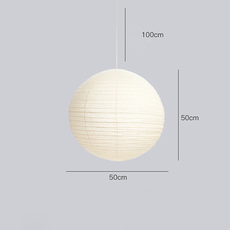 Lámpara colgante de linterna de papel de arroz redonda blanca, lámparas de papel, luces de papel, fácil de montar, accesorios 11,02 "15,75" lámpara colgante de techo 30cm 2025 - AU $126.39 –P7