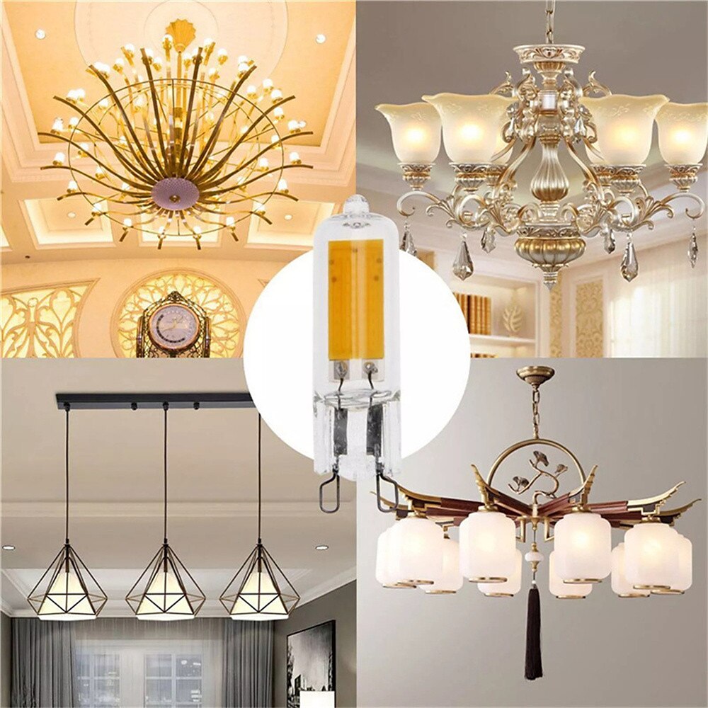 10pcs Dimmable Mini G9 LED Lamp 3W 7W 9W AC 220V 110V LED Corn Bulb COB 360 Beam Angle Replace Halogen Chandelier Lights 2025 - $29.99 –P1
