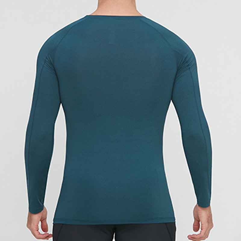 Per uomo maglietta Maglia da palestra Maglia a compressione Camicia fitness Top da uomo Girocollo Manica lunga Sportivo Da mare Per uscire Casual / quotidiano Asciugatura rapida Traspirazione del del 2025 a $15.49 –P18