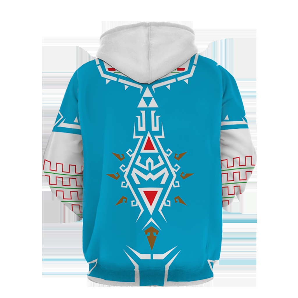 The Legend of Zelda Połączyć Bluza z Kapturem Anime 3D Przednia kieszeń Graficzny Na Dla par Męskie Damskie Dla dorosłych Karnawał Bal maskowy Druk 3D Impreza Codzienne 2025 - $29.99 –P5