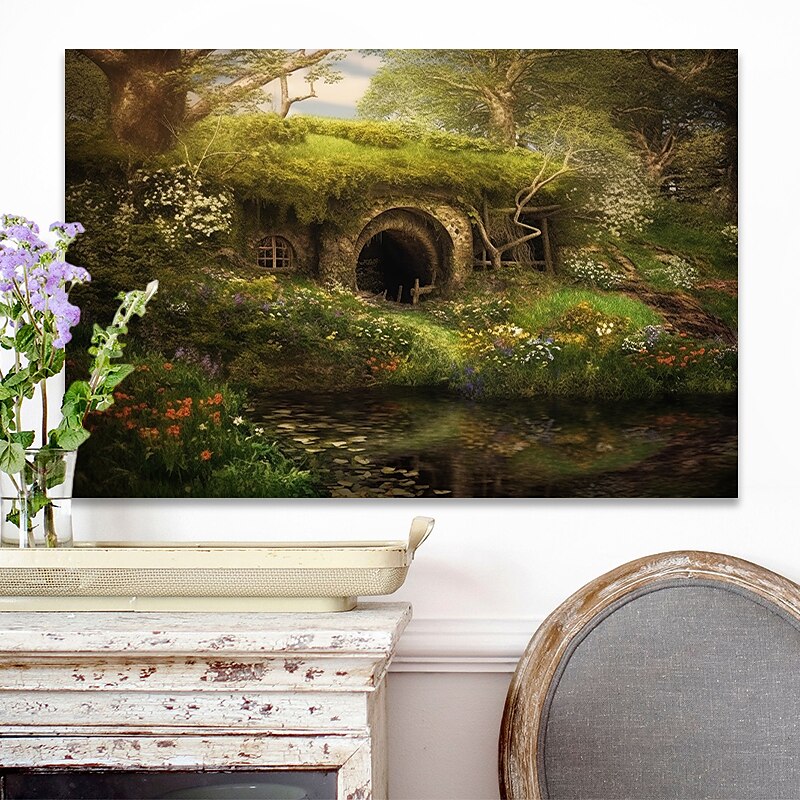 Toile d'art mural de paysage, imprimés et affiches de grotte d'arbre merveilleux, peinture en tissu décoratif pour salon, images sans cadre de 2025 ? $17.49 –P7