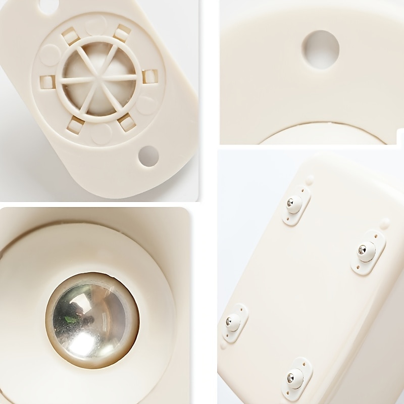 4/12 ruedas autoadhesivas mini ruedas giratorias pasta de acero inoxidable rueda universal rotación de 360 grados polea adhesiva para contenedores caja de almacenamiento inferior muebles bote de 2025 - $6.99 –P10