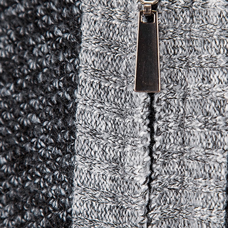 Homens Sueter Cardigan Suéter com zíper Cardigã Chunky Estriado Tricotar Cropped Bolsos laterais Bloco de cor Colarinho Chinês Aquecimento Contemporâneo Moderno Casual Roupa Diária Roupa Outono de 2026 por $30.99 –P2