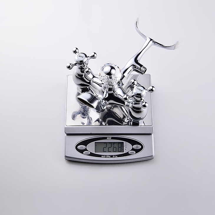 Badekarskran - Moderne Moderne galvanisert Romersk kar Keramisk Ventil Bath Shower Mixer Taps 2026 - $660.89 –P2