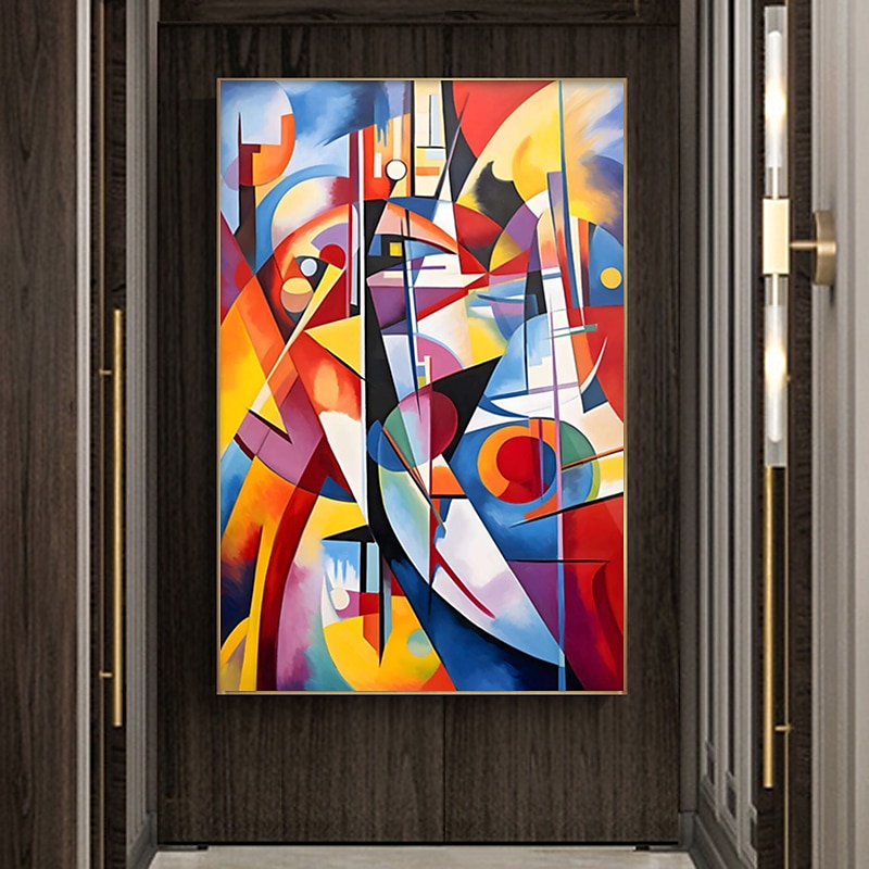 Large Abstract Art Painting on Canvas Hand-painted Original Colorful Canvas Wall Art Colourful Living room Painting on Canvas For Home Decor 2025 - $141.99 –P2