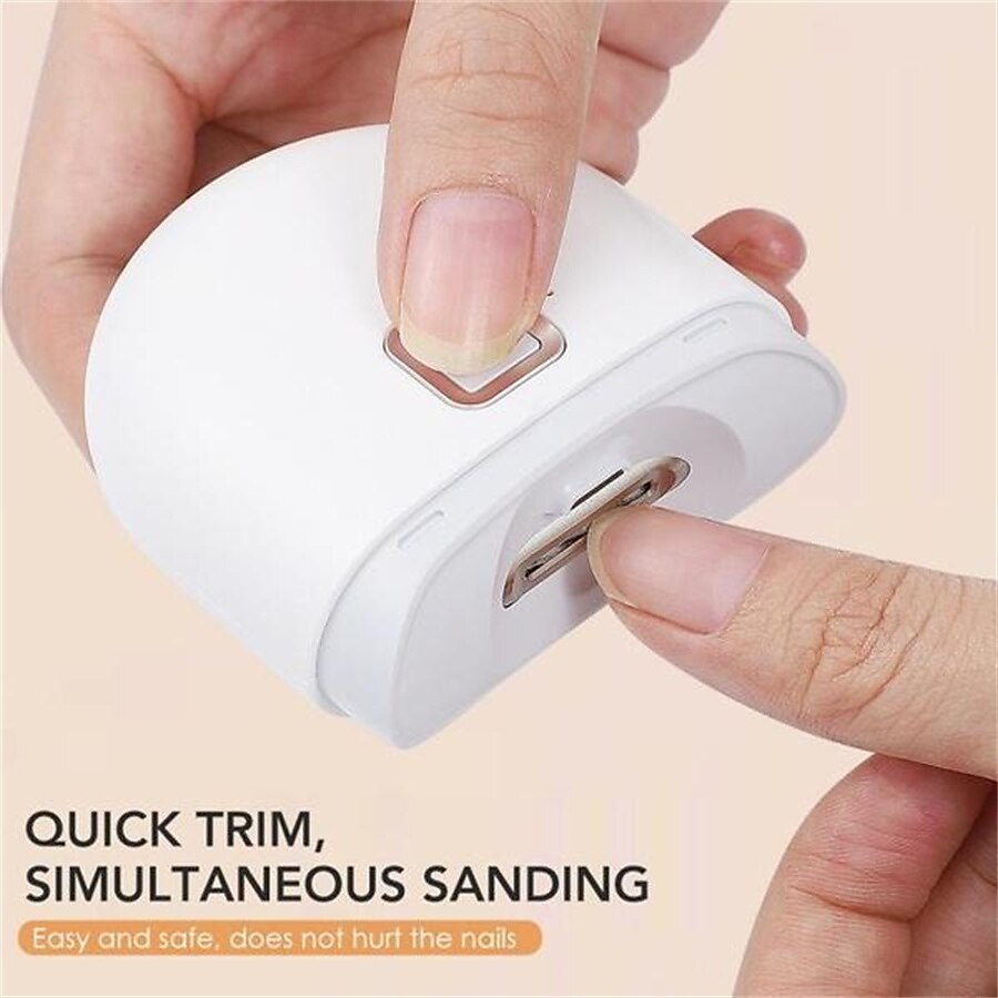 Electric Nail Clippers Automatic Nail Clipper with Light 2 In 1 Fingernail Cutter and File with Nail Scraps Storage USB Rechargeable Safety Fingernail Trimmer for Adults and Baby Nail Care 2025 - $29.99 –P9