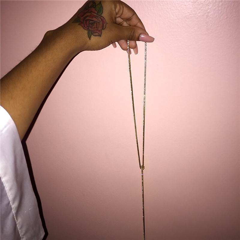 Halsketten Körper-Kette / Bauchkette Para Cuerpo Elegant und luxuriös Glanz Sexy Strass Für Scheibe Cosplay Karneval Damen Modeschmuck Modeschmuck 2026 - $13.99 –P6