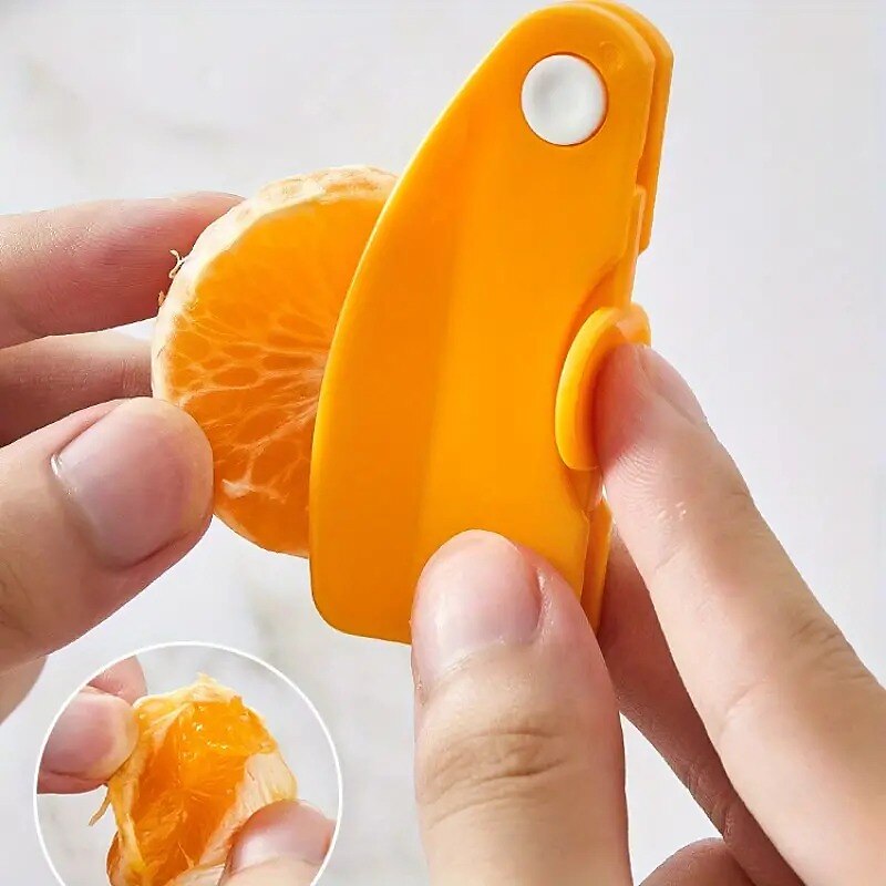 1 stuks, sinaasappelschiller, plastic sinaasappelschiller, vingergrapefruitschillen, granaatappelschiller, eenvoudige citroenschiller, grapefruitschiller, creatieve snijder, sinaasappelschiller met 2025 - $8.99 –P5