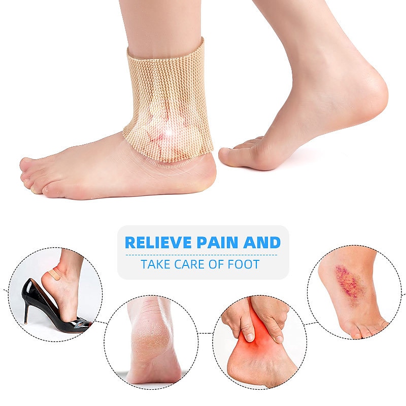 Figure Skating Hand Guard Silicone Ankle Guard SEBS Palm Ankle Guard Men's and Women's Elastic Compression Sports Foot Guard Rear Guard 2026 - $13.49 –P4