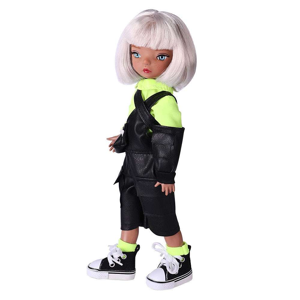 Poupée pi shuai de 11 pouces, cheveux blancs, joint 360 bjd fille, poupée interchangeable, jouet pour enfants de 2025 ? $73.99 –P5