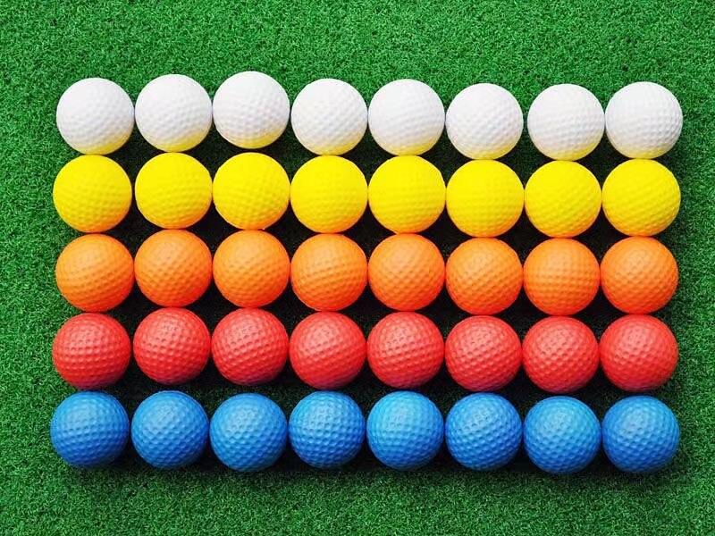 10 db pu softball golf gyakorlólabda beltéri speciális gyakorló szivacslabda hablabda kezdő edzőlabda többszínű 2025 - $20.99 –P5