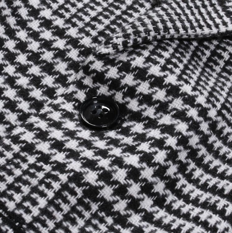 Homme Gilet Casual Quotidien Traditionnel Printemps Automne Basique Térylène Décontracté / Quotidien Pied-de-poule Boutonnage Simple Col de fermeture Ajustable Noir Gilet de 2026 ? $41.99 –P4