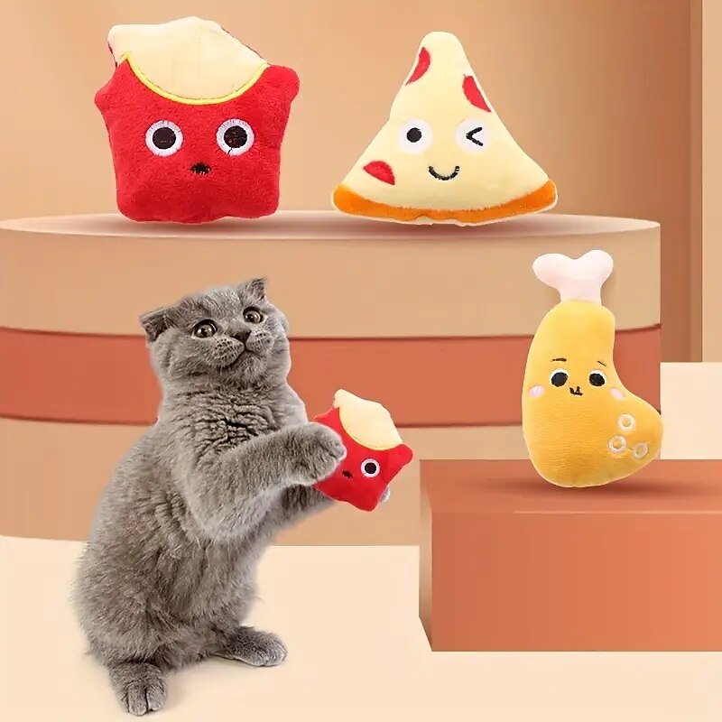 Jucării de Mestecat Jucării pluș Jucărie interactivă Jucărie Squeak Jucărie Catnip cu Durabil Antrenament pentru animale de companie Jucarie de dinti pentru Câini Pisici Interior Exterior Jucării de 2025 - $13.99 –P1