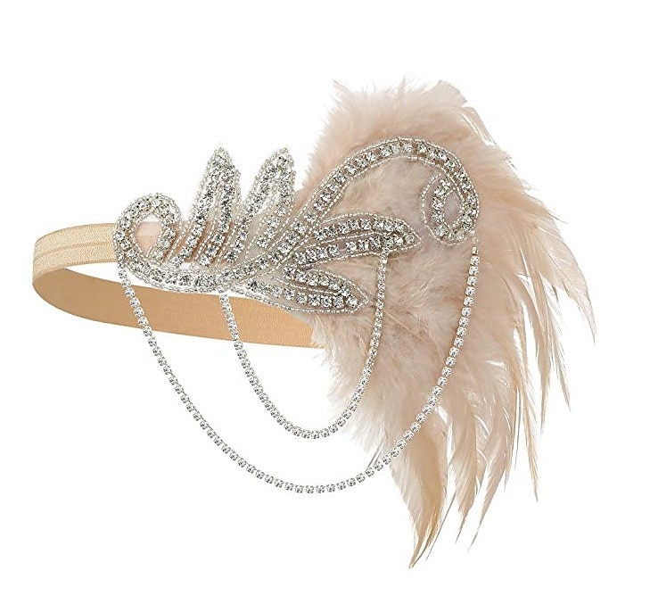 Fejfedők Flapper fejpánt Tollak fejpánt Retró 1920-as évek Ötvözet Kompatibilitás A nagy Gatsby Jelmez Farsang Női Jelmez ékszerek Divatékszer 2025 - $16.49 –P3
