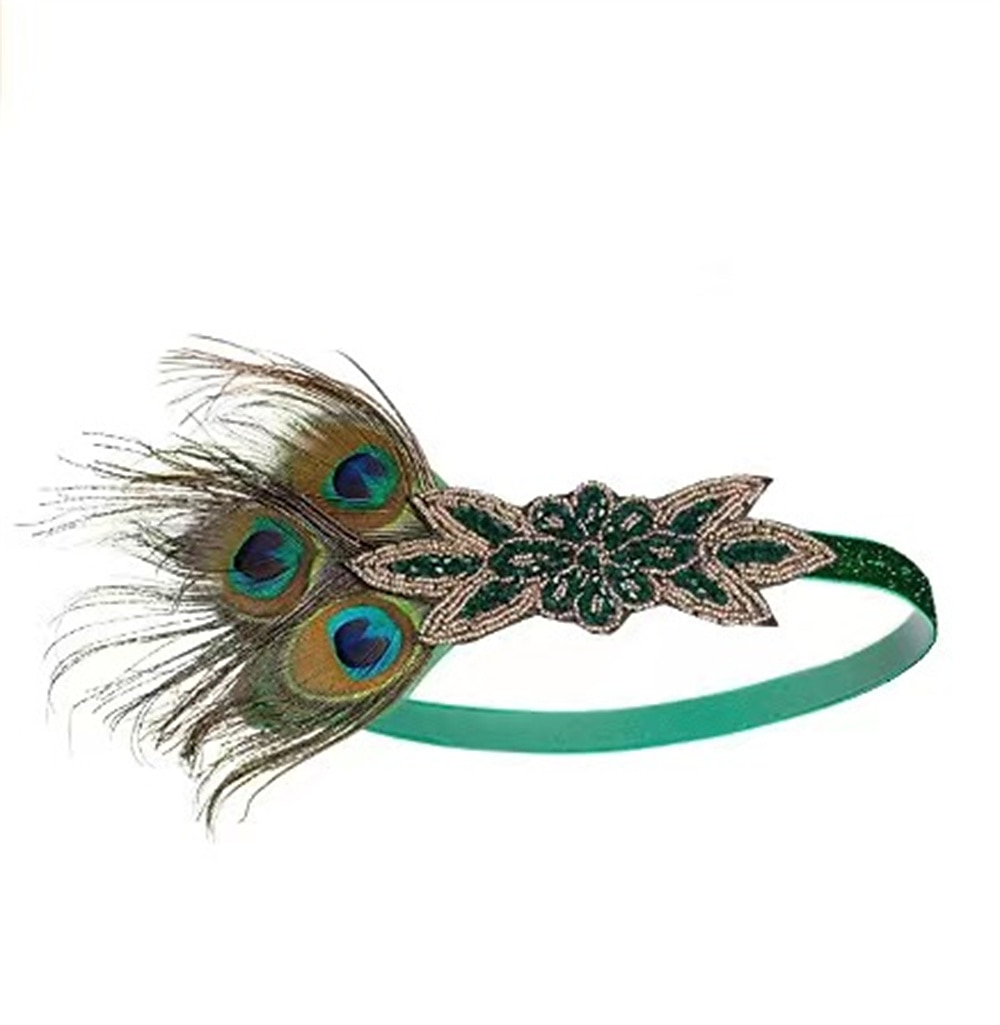 Fejfedők Flapper fejpánt Tollak fejpánt Retró 1920-as évek Ötvözet Kompatibilitás A nagy Gatsby Jelmez Farsang Női Jelmez ékszerek Divatékszer 2025 - $13.99 –P1