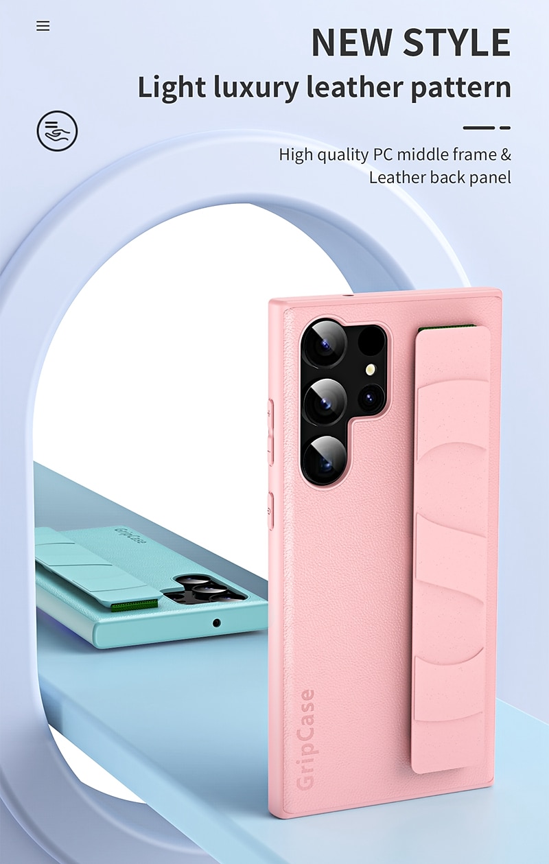 телефон Кейс для Назначение SSamsung Galaxy S25 S24 S23 Ultra Plus S22 Плюс Ультра Кейс на заднюю панель с ремешком на запястье Защита от удара Ретро ПК 2025 - $14.99 –P5