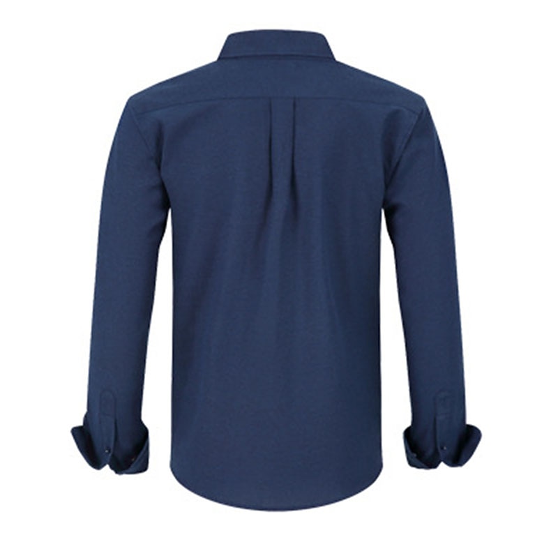 Homme Chemise Chemise habillée Uni Bureau & Carrière Fête de mariage Noir Blanche Rose dragée bleu marine manche longue Revers Printemps & Automne Vêtement Tenue de 2025 ? €34.99 –P13