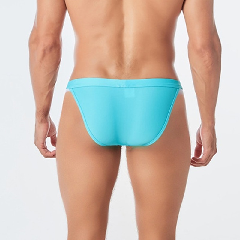 Per uomo Pantaloncini da mare Slip da bagno Spiaggia Festa in piscina Traspirante Asciugatura rapida Vita elastica Liscio Breve Sport Informale Abbigliamento sportivo Nero Bianco Media elasticità del 2025 a $11.49 –P15