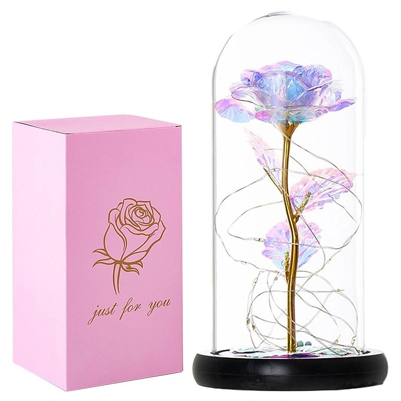 Guirlande lumineuse LED romantique en forme de rose enchantée dans un dôme en verre – cadeau parfait pour la fête des mères, les mariages, la Saint-Valentin et les anniversaires (piles non incluses). de 2025 ? $22.99 –P6
