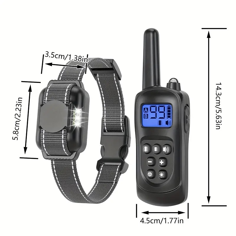 Dog Training Collar No Shock 2000ft Range Vibrating Dog Collar IPX7 Waterproof Vibration Collar For Dogs No Shock/Prong Dog Collar With Remote For 11-110 Lbs All Breeds 2026 - $56.99 –P2