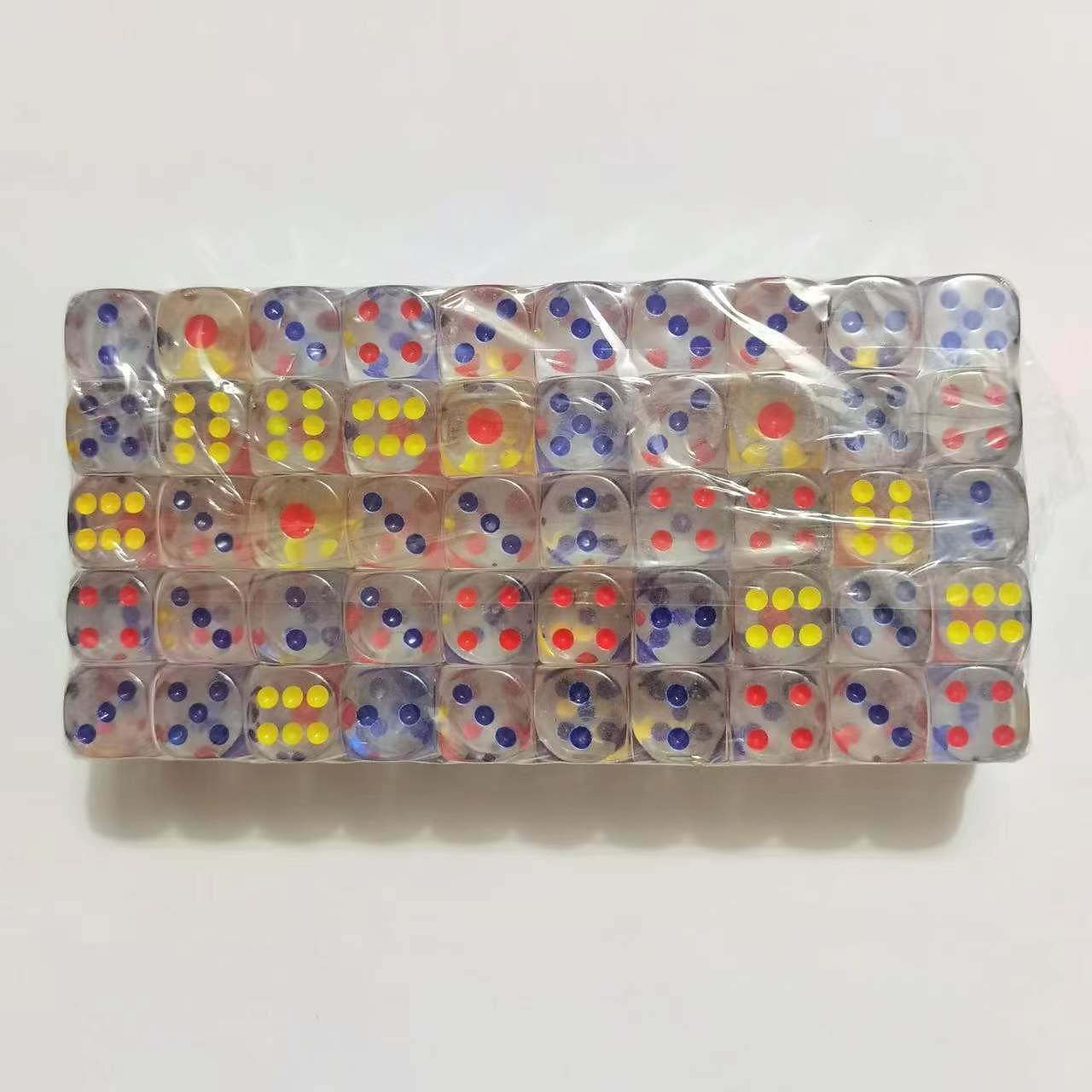 50 חתיכות קוביות צבעוניות קוביות 6 צדדיות למשחקי לוח קוביות גדולות 14 מ"מ לקוביות לימוד מתמטיקה לכיתה 2025 - $17.99 –P17