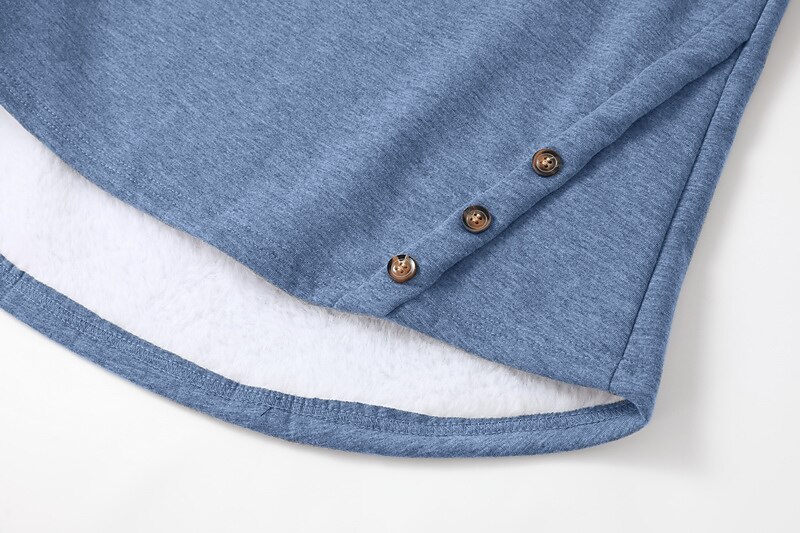 dames hoodie sweatshirt pullover sherpa polyester letter casual sport button print voorzak warm fuzzy comfrt hoodie lange mouw top micro-elastisch herfst&wintercomfort ademende zachte stof 2025 - $10.99 –P5