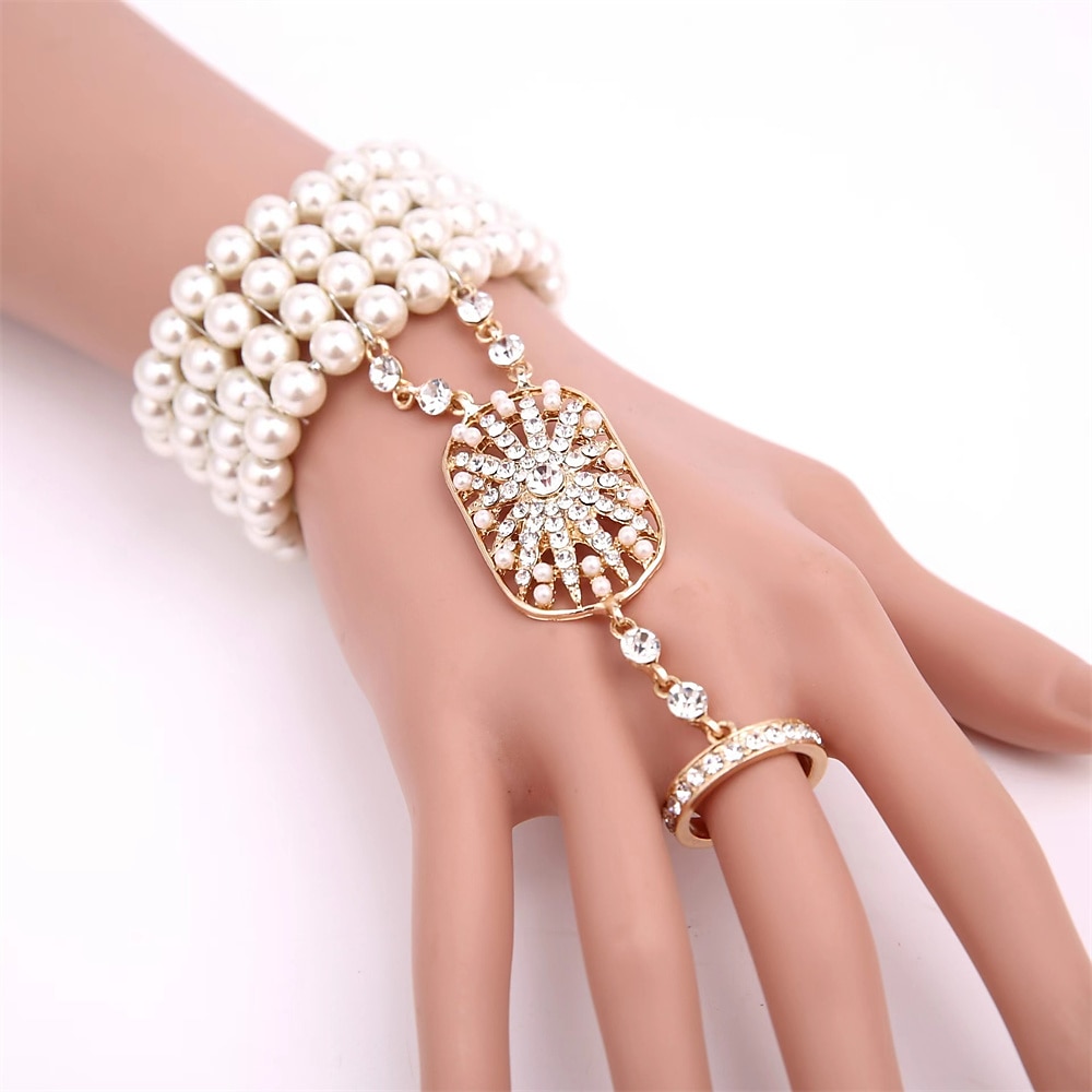 Ring-Armbänder Maskerade Retro Vintage 1920s Aleación Für Der große Gatsby Cosplay Karneval Damen Modeschmuck Modeschmuck 2025 - $13.99 –P1