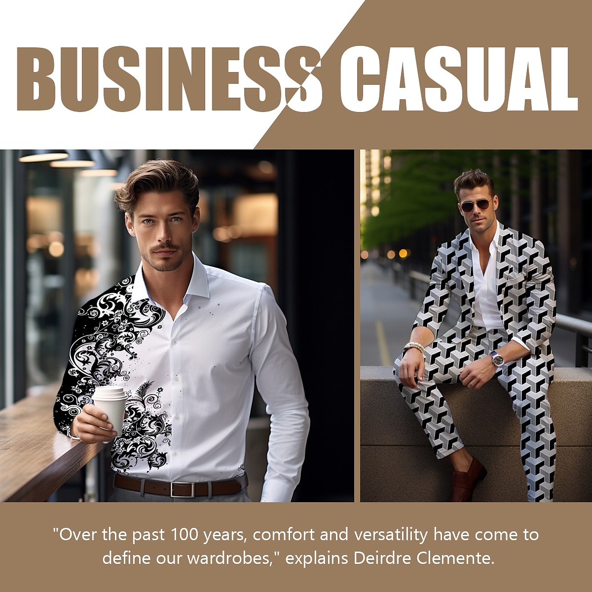 Homme Floral Chemise manche longue Mode Design Décontractées du quotidien Vacances Sortie Printemps été Col rabattu Impression 3D Bouton bas Noir Rouge Bleu Marron Vert de 2025 ? $25.99 –P1