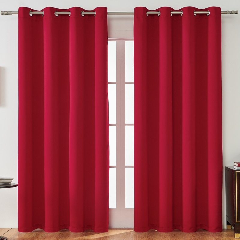 Cortina blackout cinza com 1 painel, cortinas com isolamento térmico para quarto e sala de estar, série ikea de 2025 por $19.99 –P8