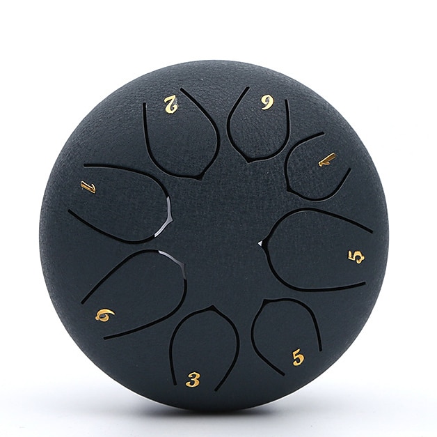 Alloy Steel Tongue Drum 6 Inch 8 Notes Hand Drums with Bag Sticks Music Book, Sound Healing Instruments for Musical Education Entertainment Meditation Yoga Zen Gifts 2025 - $38.99 –P4