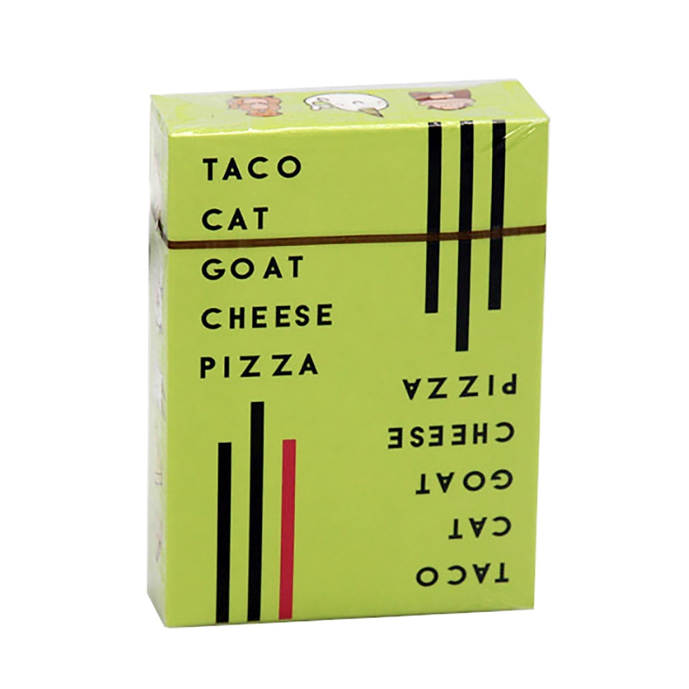English Taco Cat Goat Cheese Pizza Board Game Cards Santa Cookie Elf Candy 2025 - $22.99 –P7