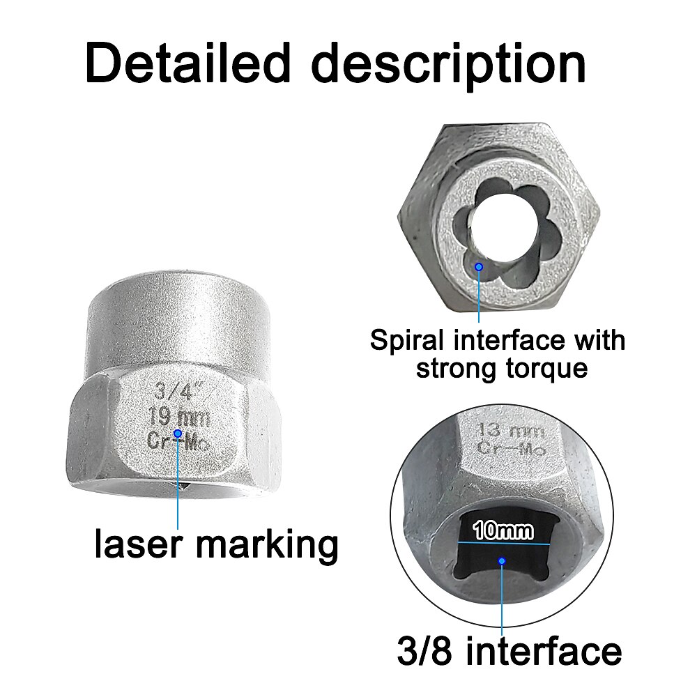 26pc Nut Extractor Screw Extractor Left Rotating Twists Drill Disassembly Tool Sliding Tooth Nut Remover Set 2025 - $44.99 –P7