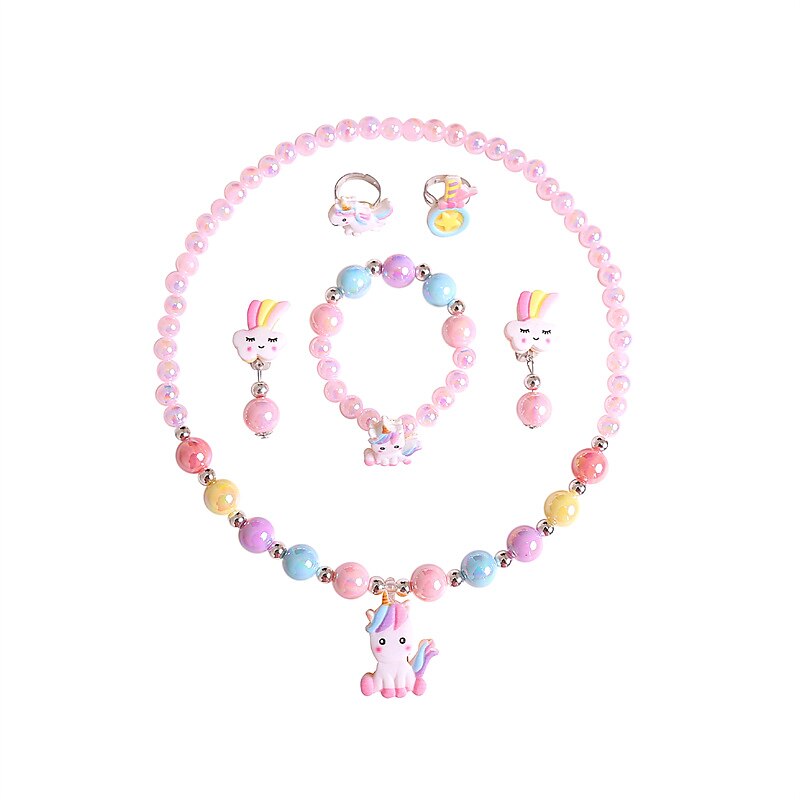 Festival Performance Requisiten Prinzessin Kleid Zubehör Set Meerjungfrau farbiger Schmuck Mädchen Kleid Zubehör Kinder 2025 - $11.99 –P17