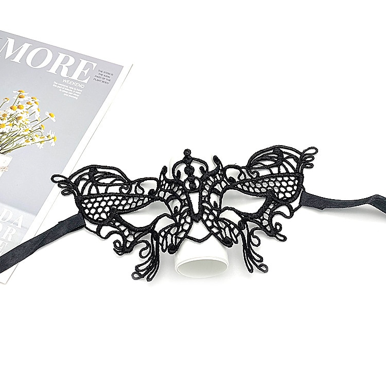 10 stk blondermaske for voksen fest halvansiktsmasket ball kvinners halloween rekvisitter svart morsom øyemaske 2025 - $19.49 –P4