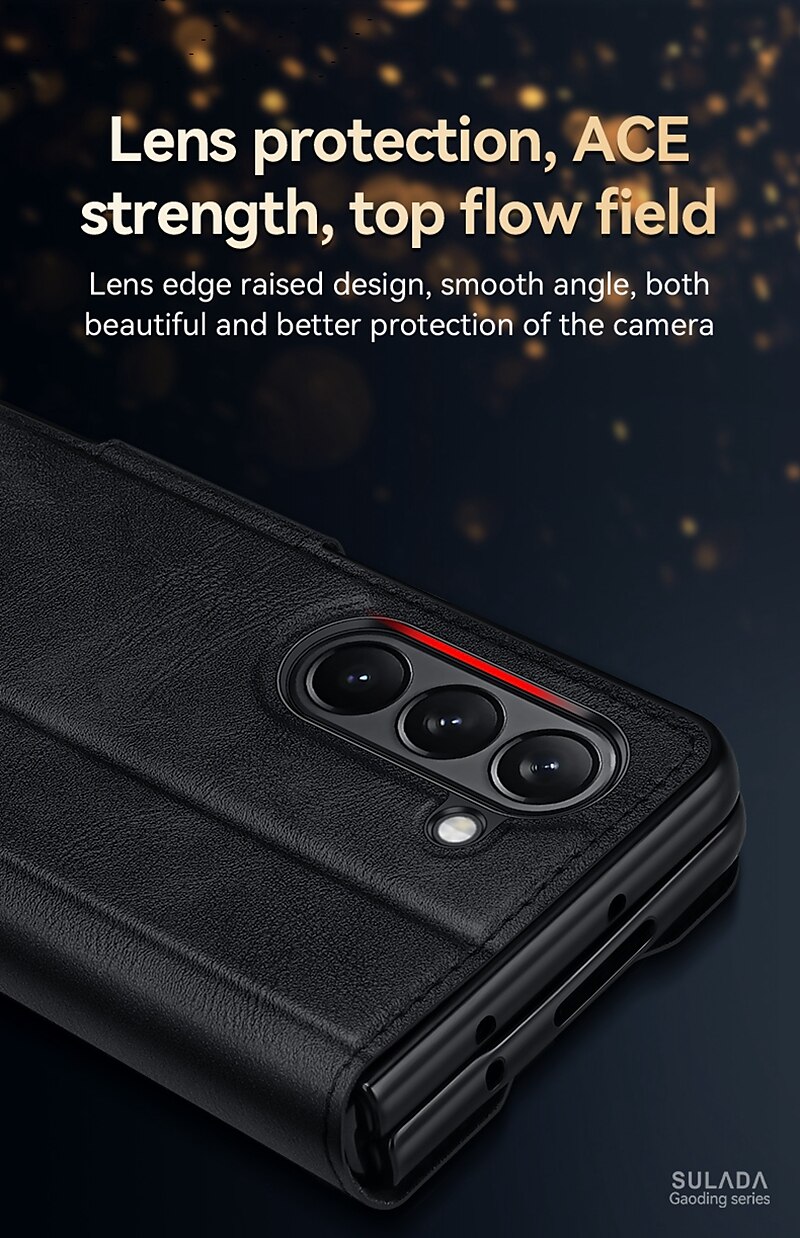 Phone Case For Samsung Galaxy Z Fold 6 Z Fold 5 Z Fold 4 Z Fold 3 Z Fold 2 Back Cover with Stand Holder Magnetic Shockproof Retro TPU PU Leather 2025 - $29.99 –P9