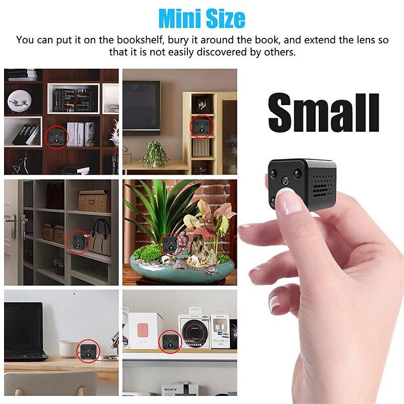 Wireless Wifi Camera Mini Surveillance Full HD 1080P IP Security Baby Monitor Night Vision Outdoor Smart Home Camera Recorder PIR Motion Detection 2025 - $55.99 –P9
