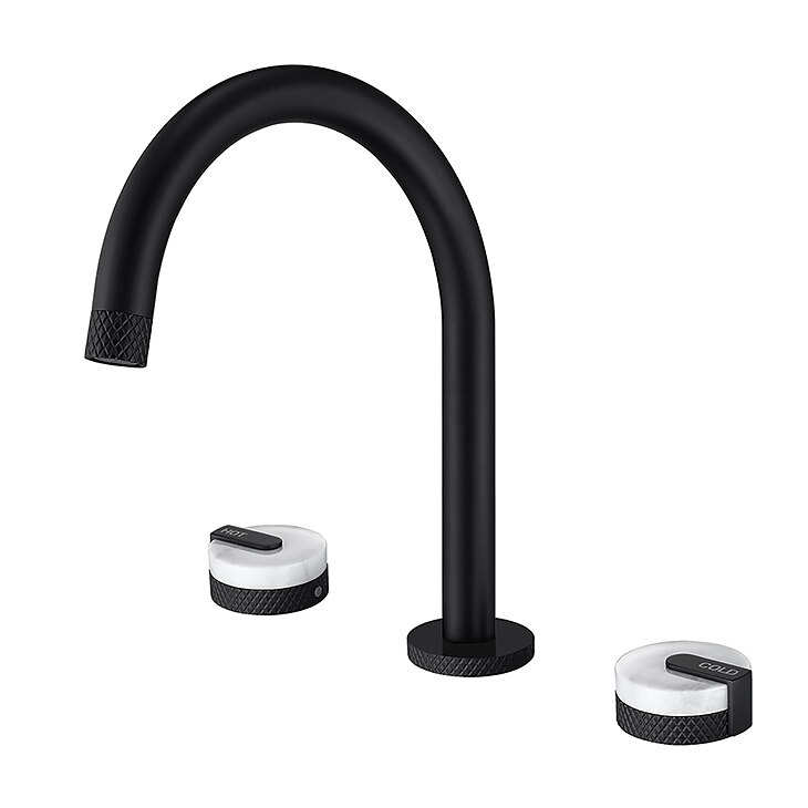 Robinet lavabo - Séparé Plaqué Diffusion large Deux poignées trois trousBath Taps de 2026 ? $218.69 –P3