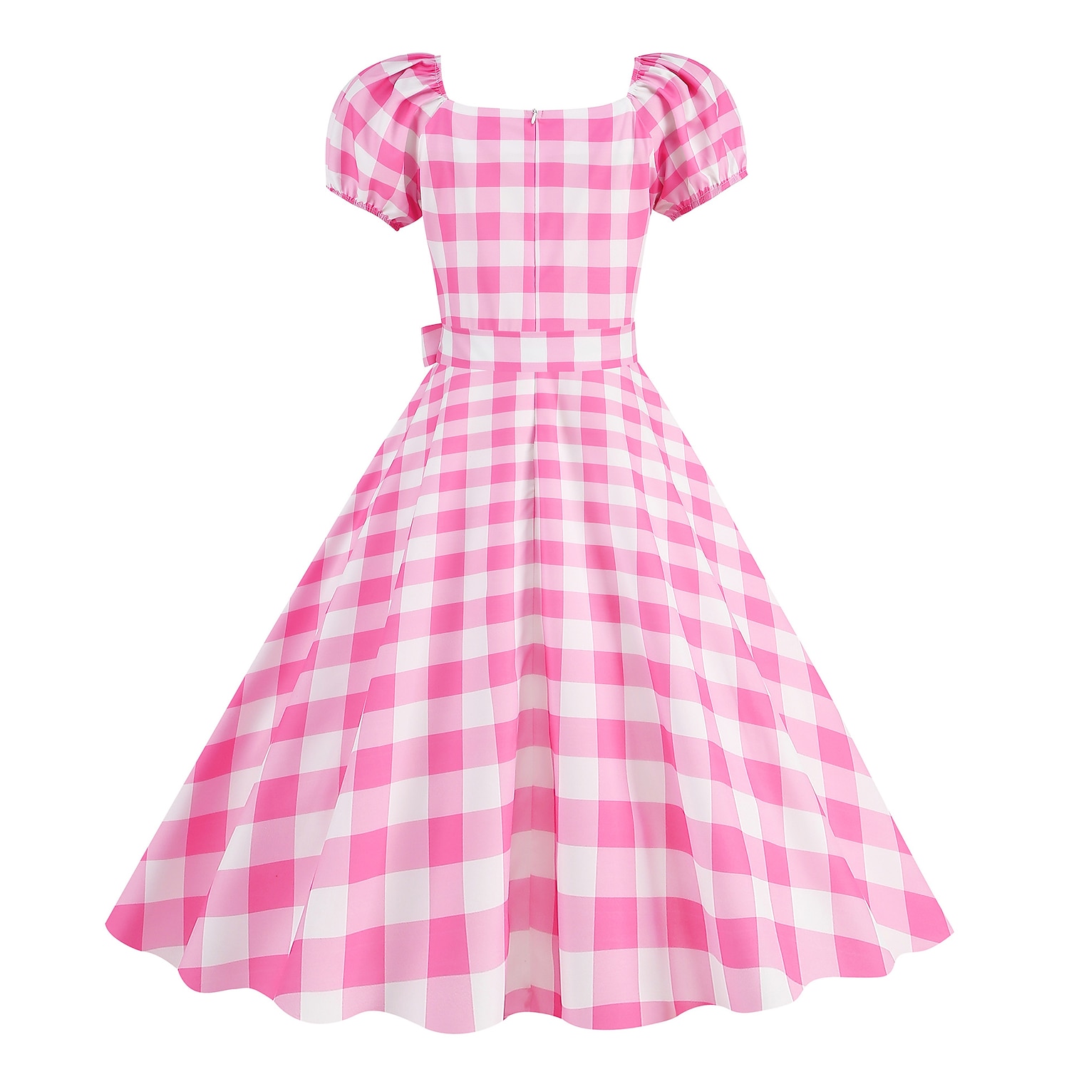 Retró 1950-es A-Line ruha Swing ruha Flare ruha Pöttyös Rács / kockás Női Lány Álarcos mulatság Buli / Este Lánybúcsú Felnőttek Ruha Hazatérő ruhák 2025 - $26.99 –P5