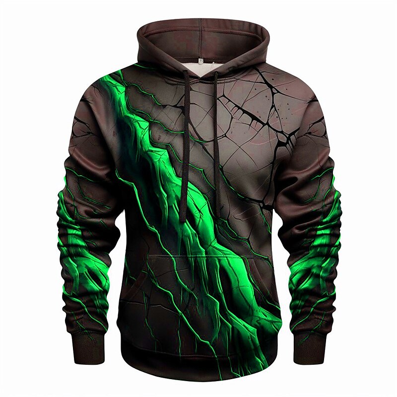 Men's Graphic Color Block Hoodie Hoodies Sweatshirt Hoodie Long Sleeve Hooded Sweatshirt Hooded Fashion 3D Print Sports Outdoor Holiday Vacation Red Blue Print Front Pocket Spring & Fall Designer 2025 - $31.99 –P4