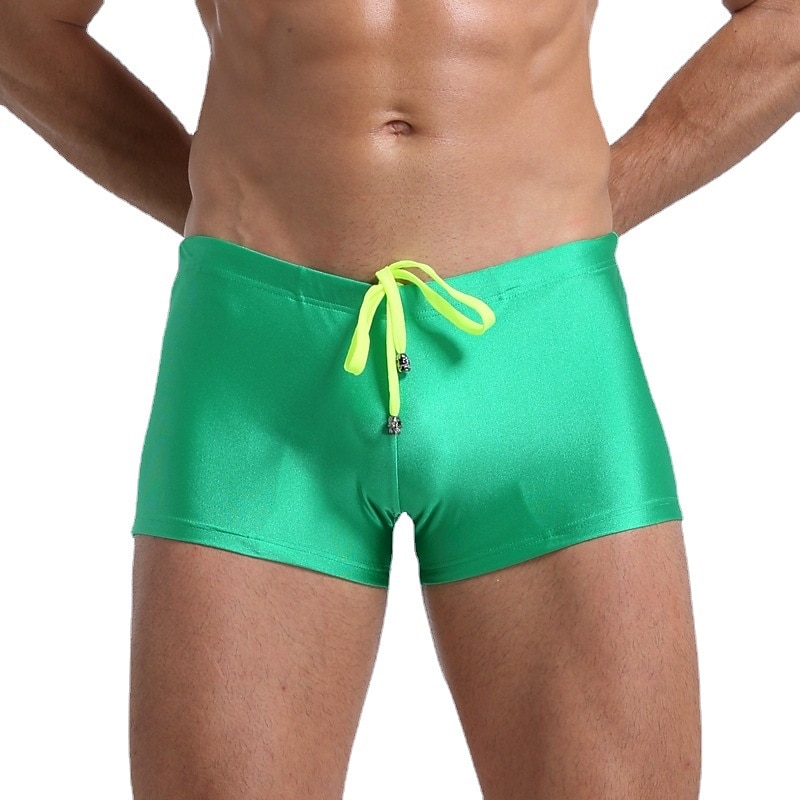 Men's Swim Trunks Swim Shorts Daily Beach Quick Dry Breathable Drawstring Elastic Waist Plain Short Sport Casual Activewear Black White Stretchy 2025 - $8.99 –P13