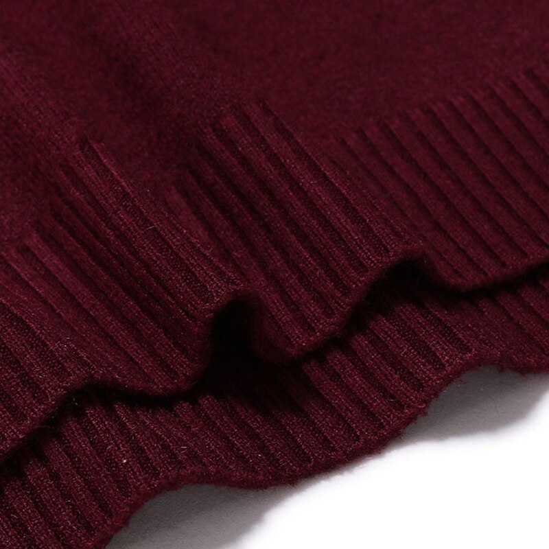 Pánské Pulovrový svetr Pletený svetr Rýhovaný Plést Standardní Pletený Bez vzoru Mock Neck Základní Zahřívací Denní nošení Jdeme ven Oblečení Podzim Zima Fialová Černá M L XL 2026 - $18.99 –P19