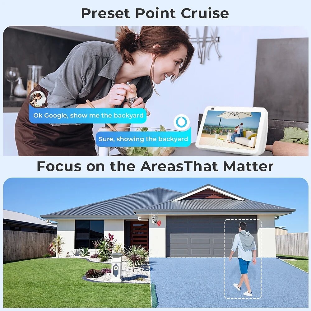DIDSeth 8MP 4K Wifi PTZ Camera Dual-Lens Video Surveillance Protection Ai Human Monitor Night Vision Outdoor Security CCTV Cam 2025 - $71.99 –P6