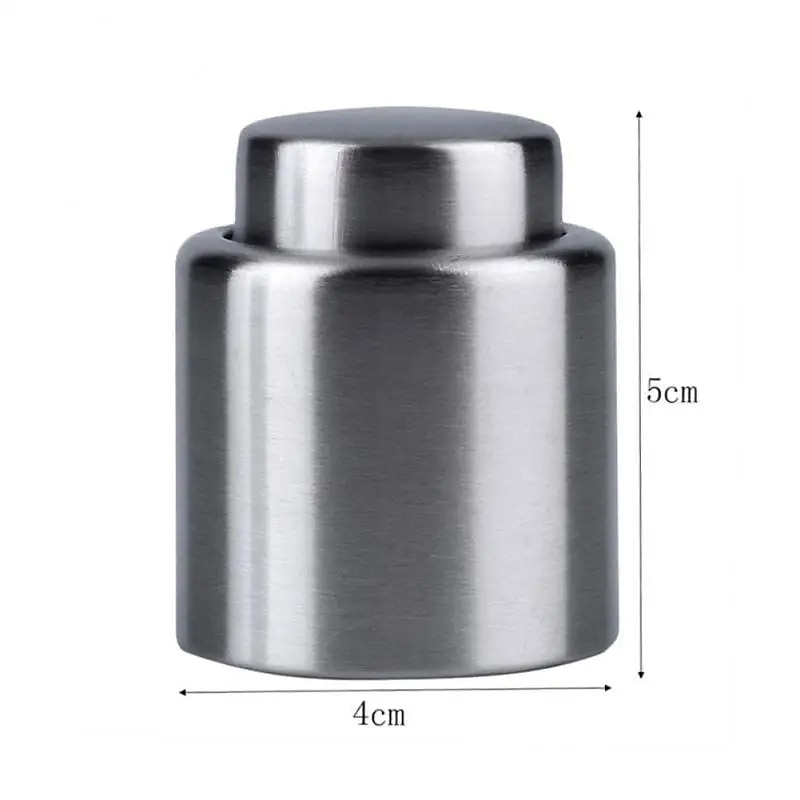 Weinkonservierer, Weinstopfen, Edelstahl-Flaschenverschluss, Vakuum-Weinverschluss-Versiegeler, Frischhalter, Bar-Werkzeuge, Küchenzubehör 2025 - $6.99 –P4
