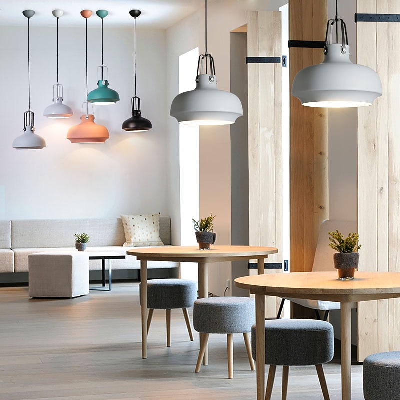 35 cm Pendant Lantern Design Pendant Light Metal Painted Finishes Modern 110-120V 220-240V 2026 - $399.99 –P2